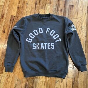 Good Foot Skates Varsity sweatshirt size large